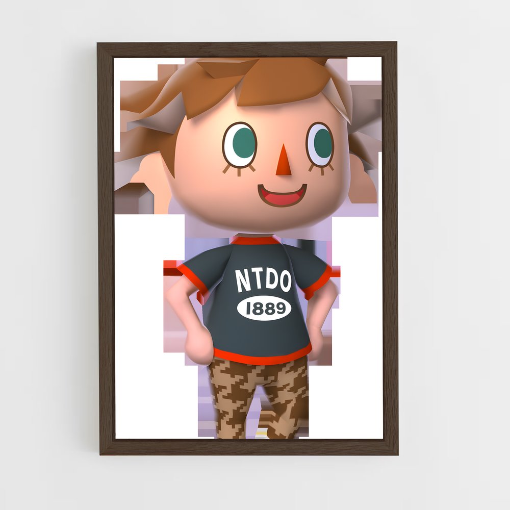 Poster Le Villageois – affiche Animal Crossing (vue 5)